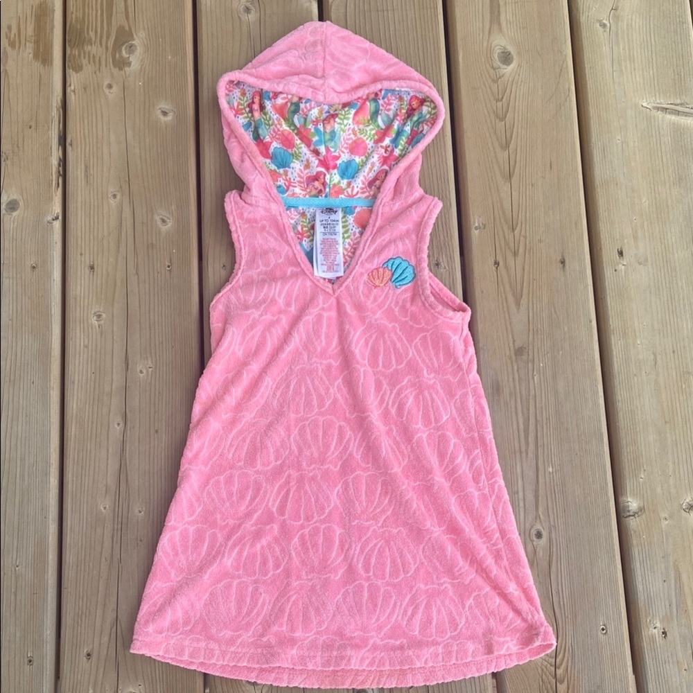 Disney Pink Floral Hooded Cover-Up